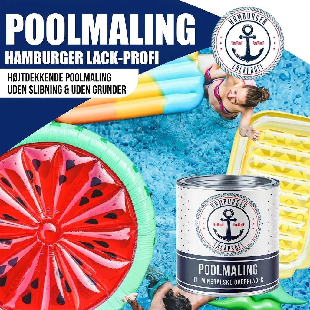 Zwembadverf / Poolverf in Saffierblauw RAL 5003 met schildersset (X300) - Hamburger Lack-Profi, Afbeelding 27