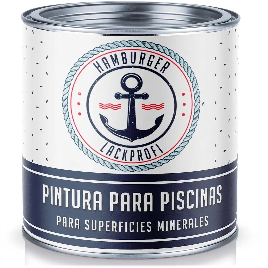 Zwembadverf Verblauw RAL 5023 - Dekkende zwembadverf - Hamburger Lack-Profi