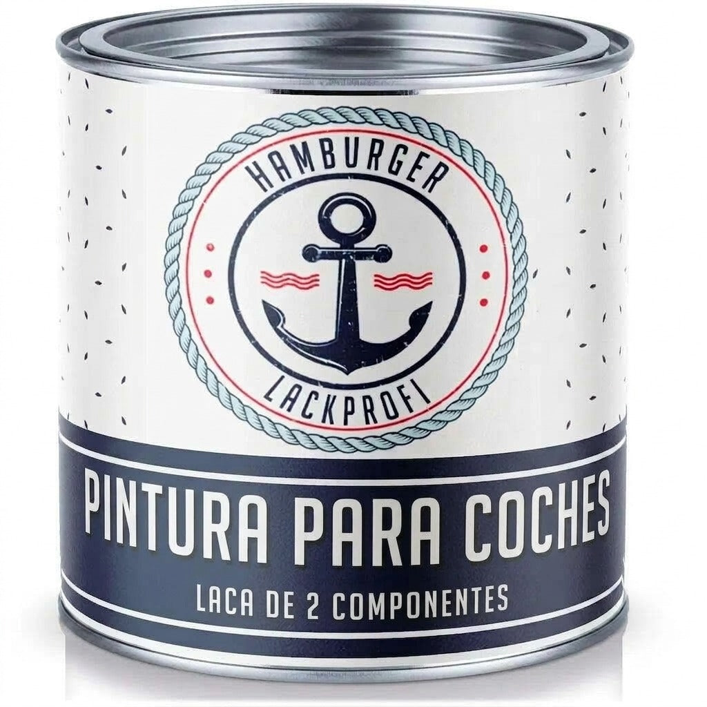 2K Autolak Oceaanblauw RAL 5020 - dekkend & roestwerend - Hamburger Lack-Profi