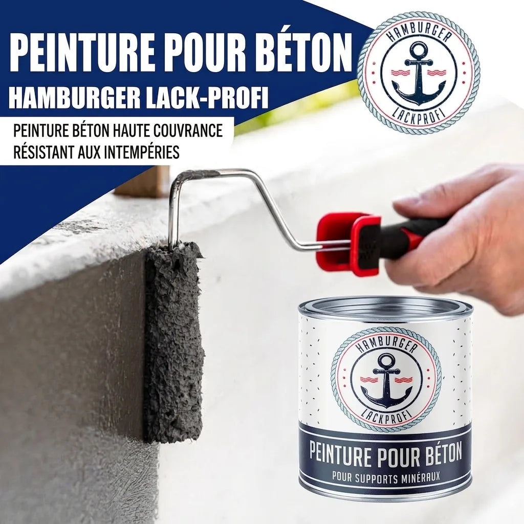Hamburger Lack-Profi Betonverf Mosgroen RAL 6005 - dekkende gevelverf - Hamburger Lack-Profi
