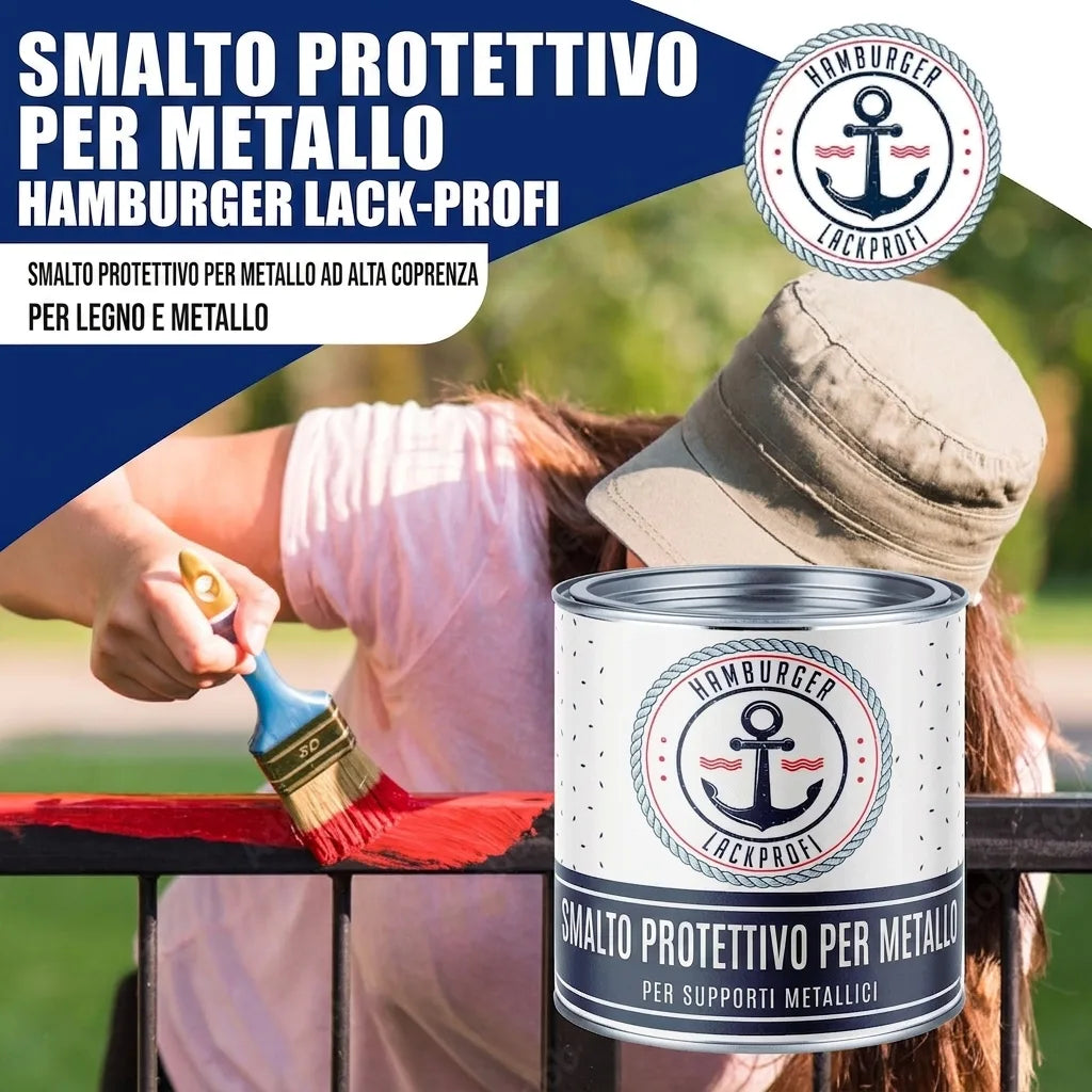 Metaallak Bruinrood RAL 3011 - slijtvast & schokbestendig - Hamburger Lack-Profi