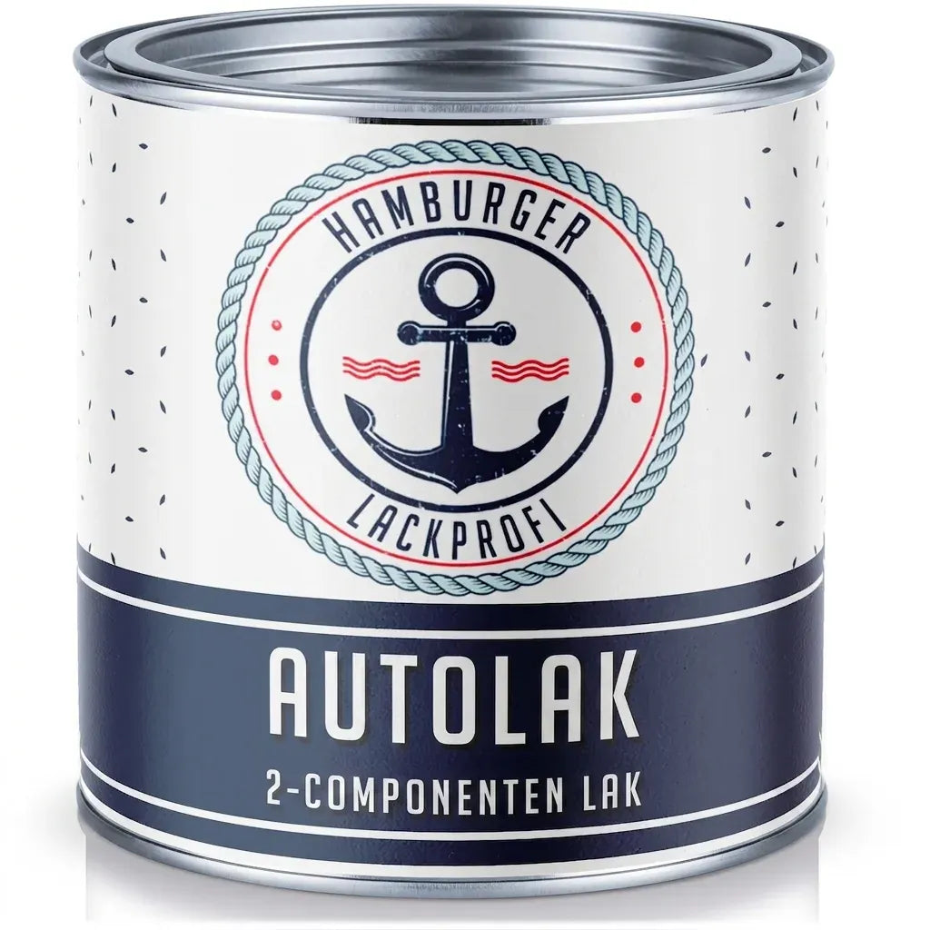 Hamburger Lack-Profi Lacke & Beschichtungen Hamburger Lack-Profi 2K Autolack in Verkehrsweiß RAL 9016 mit Lackierset (X300) & Verdünnung (1 L) - 30% Sparangebot