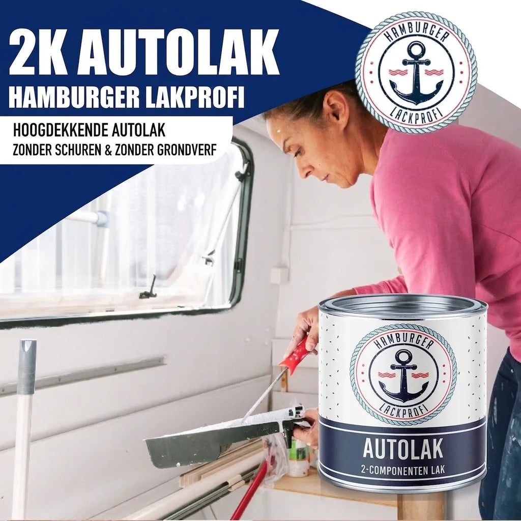 2K Autolak in Grijsbruin RAL 8019 met schildersset (X300) - Hamburger Lack-Profi, Afbeelding 24