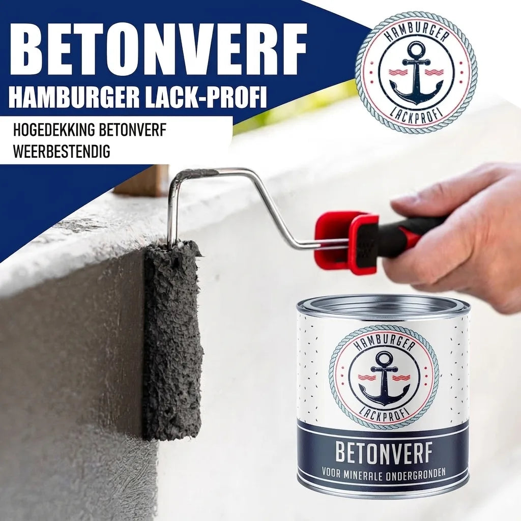 Hamburger Lack-Profi Betonverf Zonnegeel RAL 1037 - dekkende gevelverf - Hamburger Lack-Profi