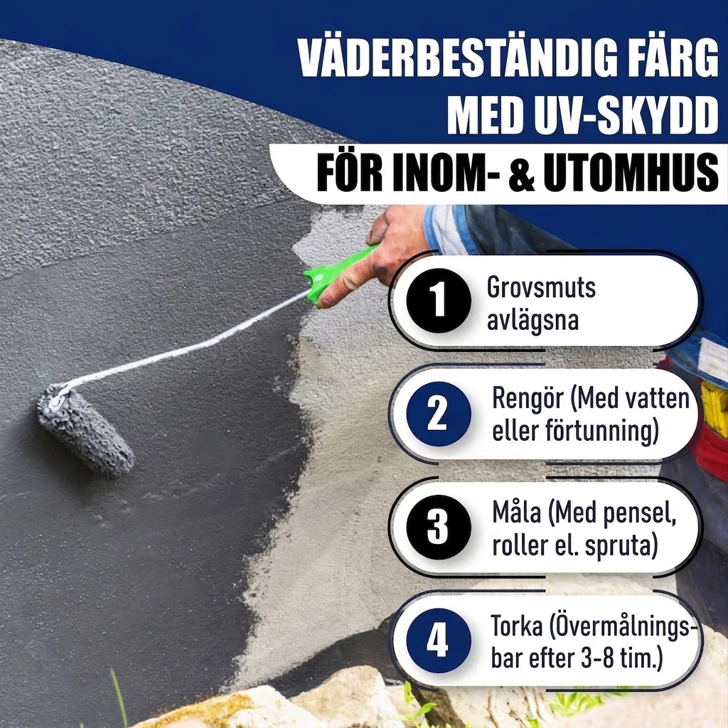 Hamburger Lack-Profi Betonfarbe Tieforange RAL 2011 - hochdeckende Fassadenfarbe - Hamburger Lack-Profi