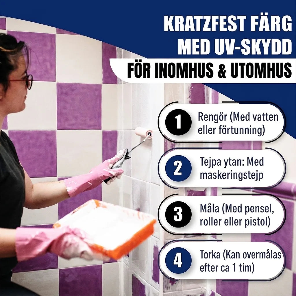 Hamburger Lack-Profi Fliesenlack Schwarzbraun RAL 8022 - hochdeckende Fliesenfarbe Braun - Hamburger Lack-Profi