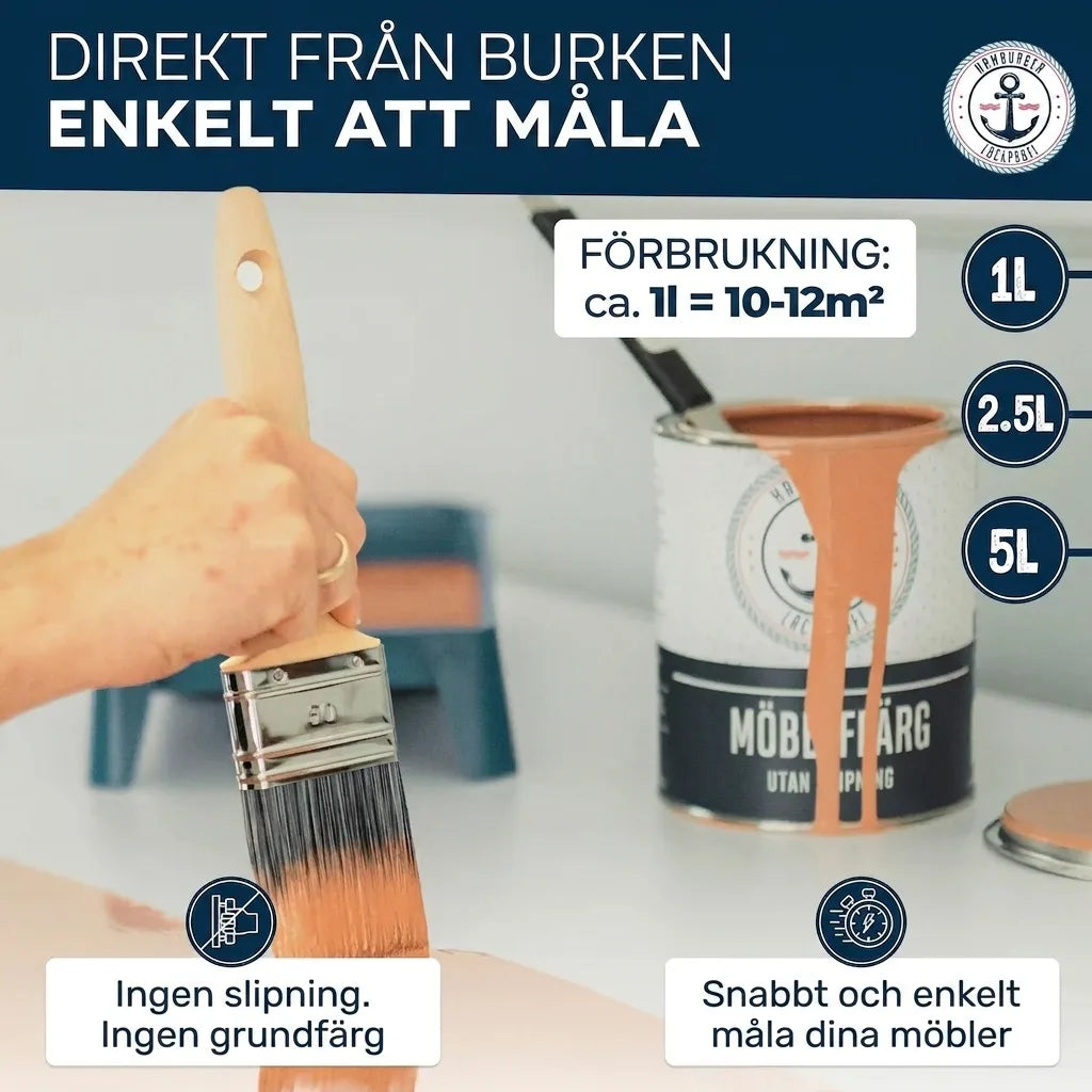 Möbelfarbe ohne Schleifen RAL 6017 Maigrün - Möbellack Hamburger Lack-Profi - Hamburger Lack-Profi