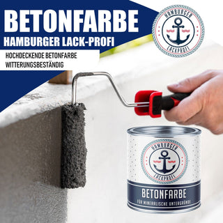 Betonverf Leigrijs RAL 7015 - dekkende gevelverf - Hamburger Lack-Profi