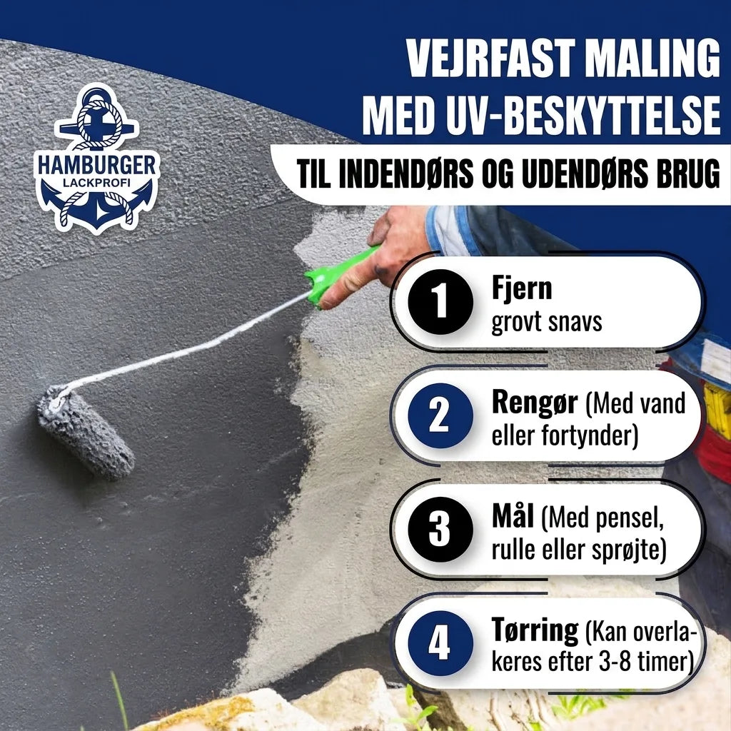 Betonverf Reebruin RAL 8007 met schildersset (X300) - Hamburger Lack-Profi, Afbeelding 37