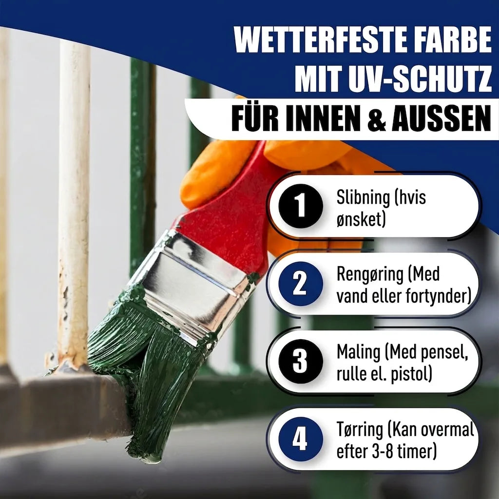 Metaallak Patinagroen RAL 6000 - slijtvast & schokbestendig - Hamburger Lack-Profi, Afbeelding 26