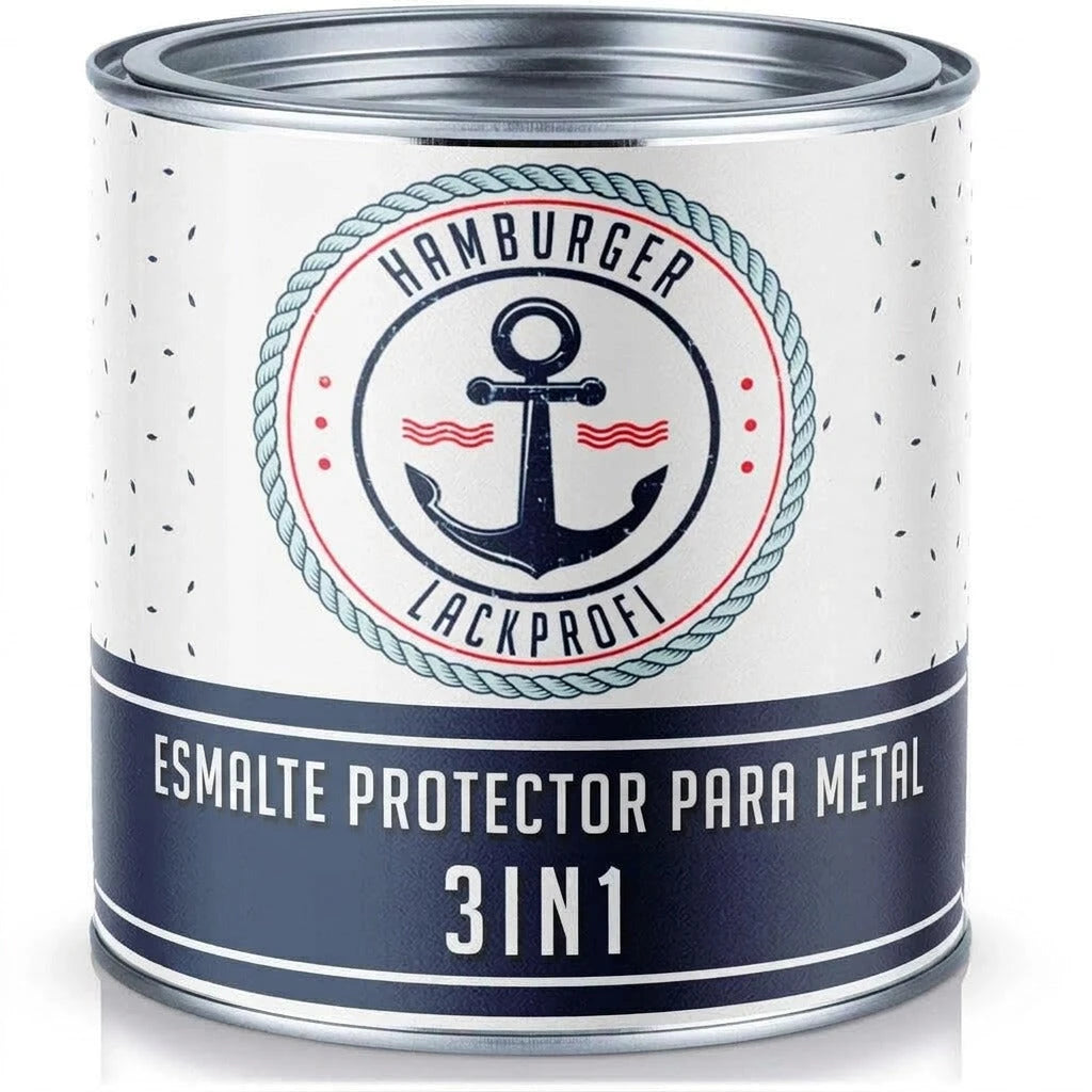 Hamburger Lack-Profi 3 in 1 Pastellblau RAL 5024 - Rostschutz - Hamburger Lack-Profi