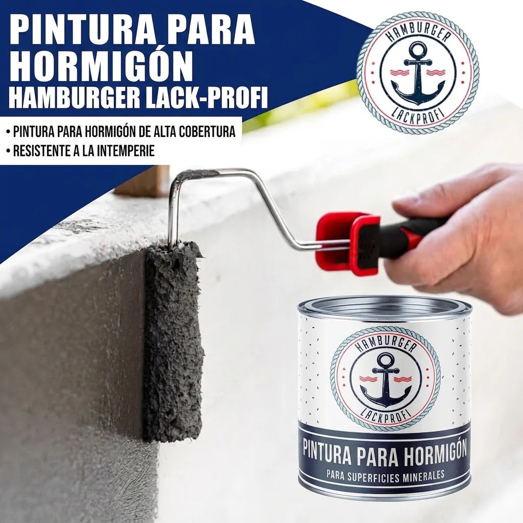 Betonverf Beigebruin RAL 8024 met schildersset (X300) - Hamburger Lack-Profi, Afbeelding 27