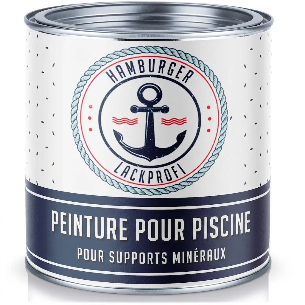 Zwembadverf Saffierblauw RAL 5003 - Dekkende zwembadverf - Hamburger Lack-Profi