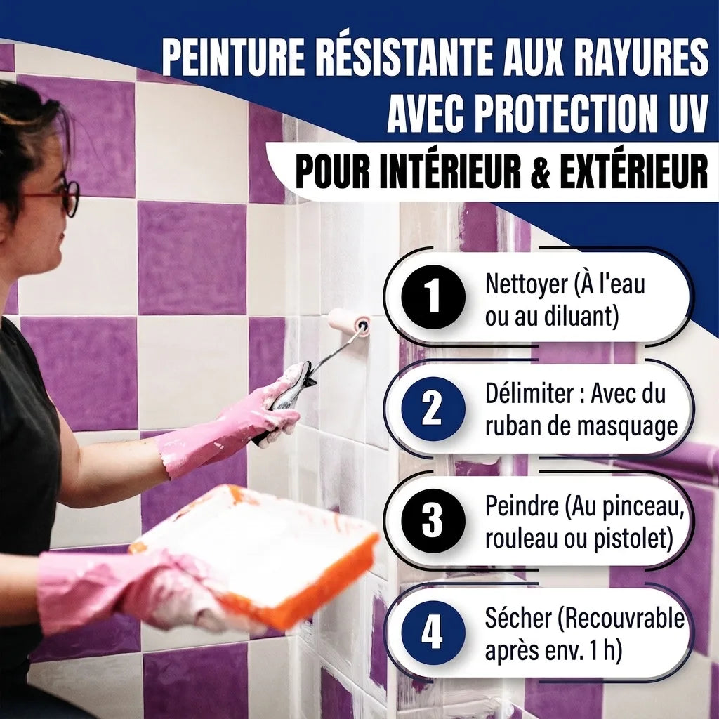 Tegelverf in Vermiljoen RAL 2002 - Tegellak met schildersset (X300) - Hamburger Lack-Profi, Afbeelding 36