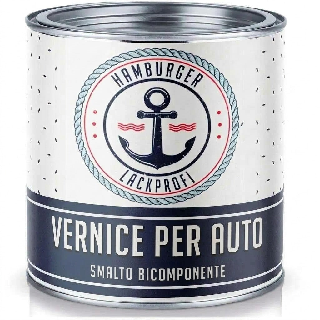 2K Autolak Azuurblauw RAL 5009 - dekkend & roestwerend - Hamburger Lack-Profi