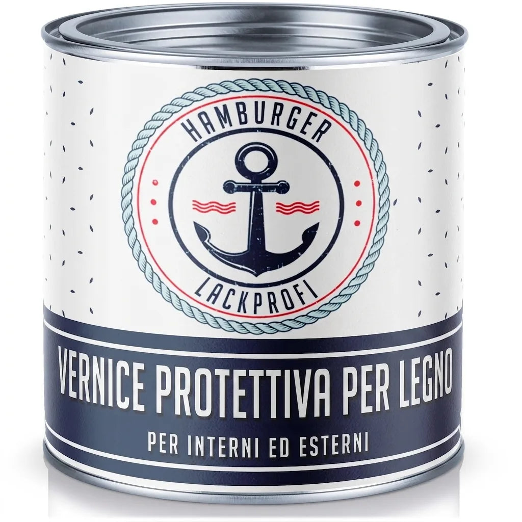 PU Holzschutzfarbe RAL 5023 Fernblau - Wetterschutzfarbe - Hamburger Lack-Profi