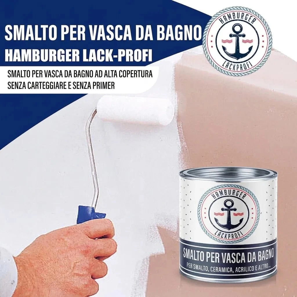 Hamburger Lack-Profi Badewannenlack Hamburger Lack-Profi 2K Badewannenlack Violettblau RAL 5000 - Glänzend / Seidenmatt / Matt