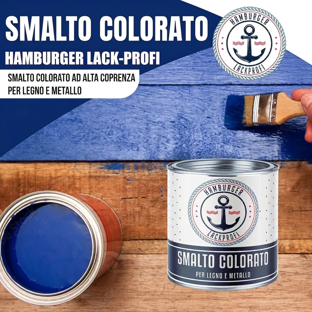 Hamburger Lack-Profi Buntlack Resedagrün RAL 6011 - Robuster Kunstharzlack - Hamburger Lack-Profi