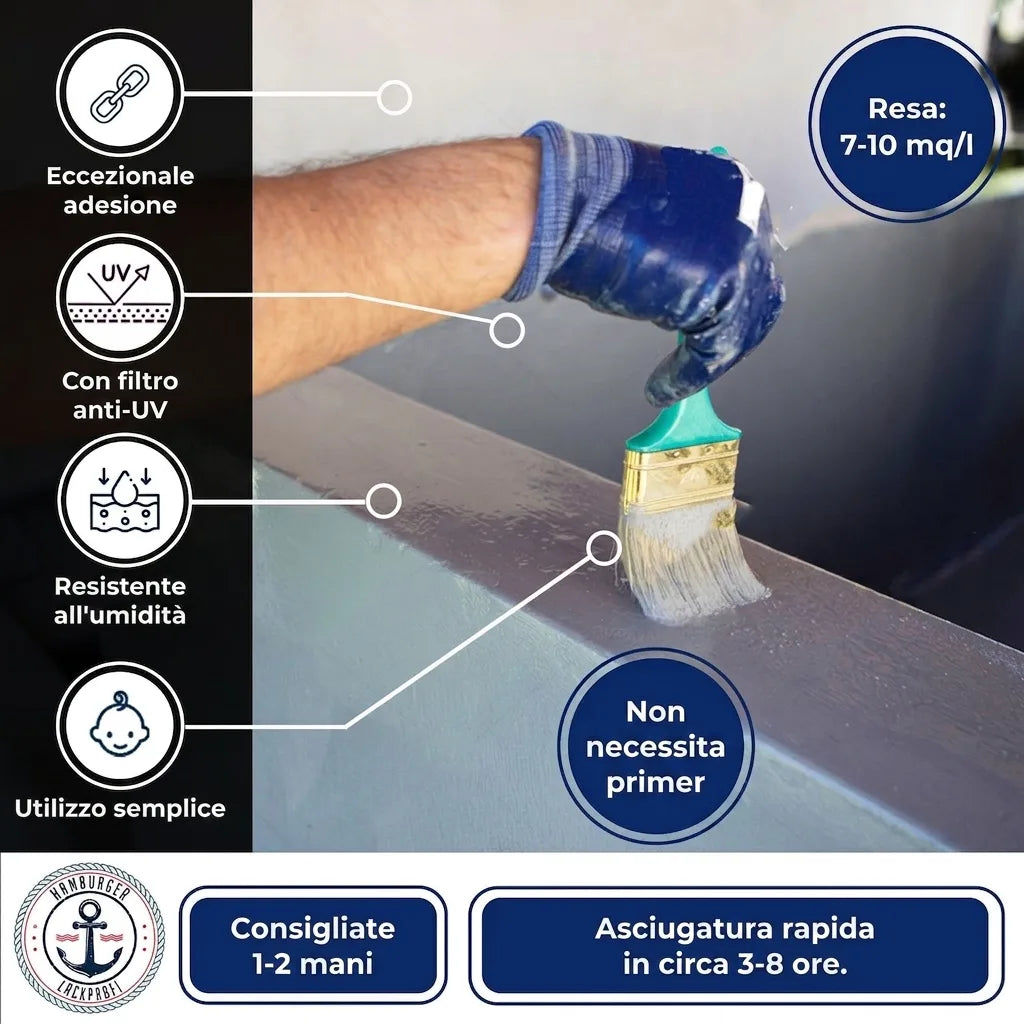Zwembadverf Tomaatrood RAL 3013 - Dekkende zwembadverf - Hamburger Lack-Profi