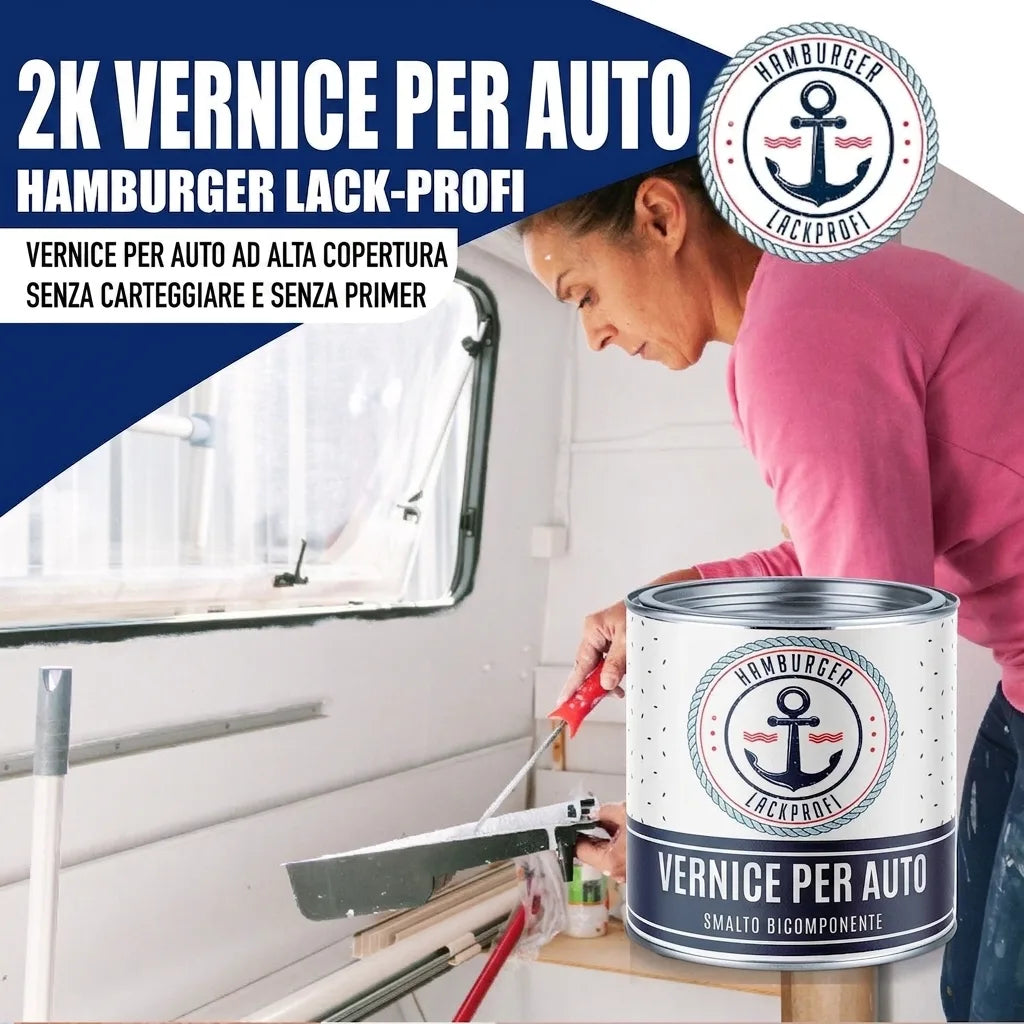 2K Autolak in Bruinbeige RAL 1011 met schildersset (X500) - Hamburger Lack-Profi