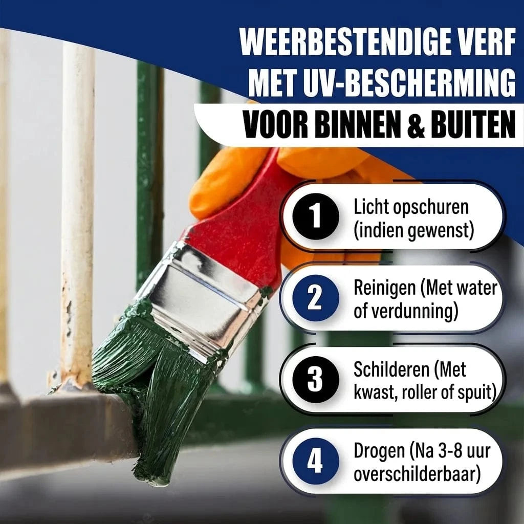 FARBENLÖWE Lacke & Beschichtungen Hamburger Lack-Profi Metallschutzlack in Weißgrün RAL 6019 mit Lackierset (X300) & Verdünnung (1 L) - 30% Sparangebot