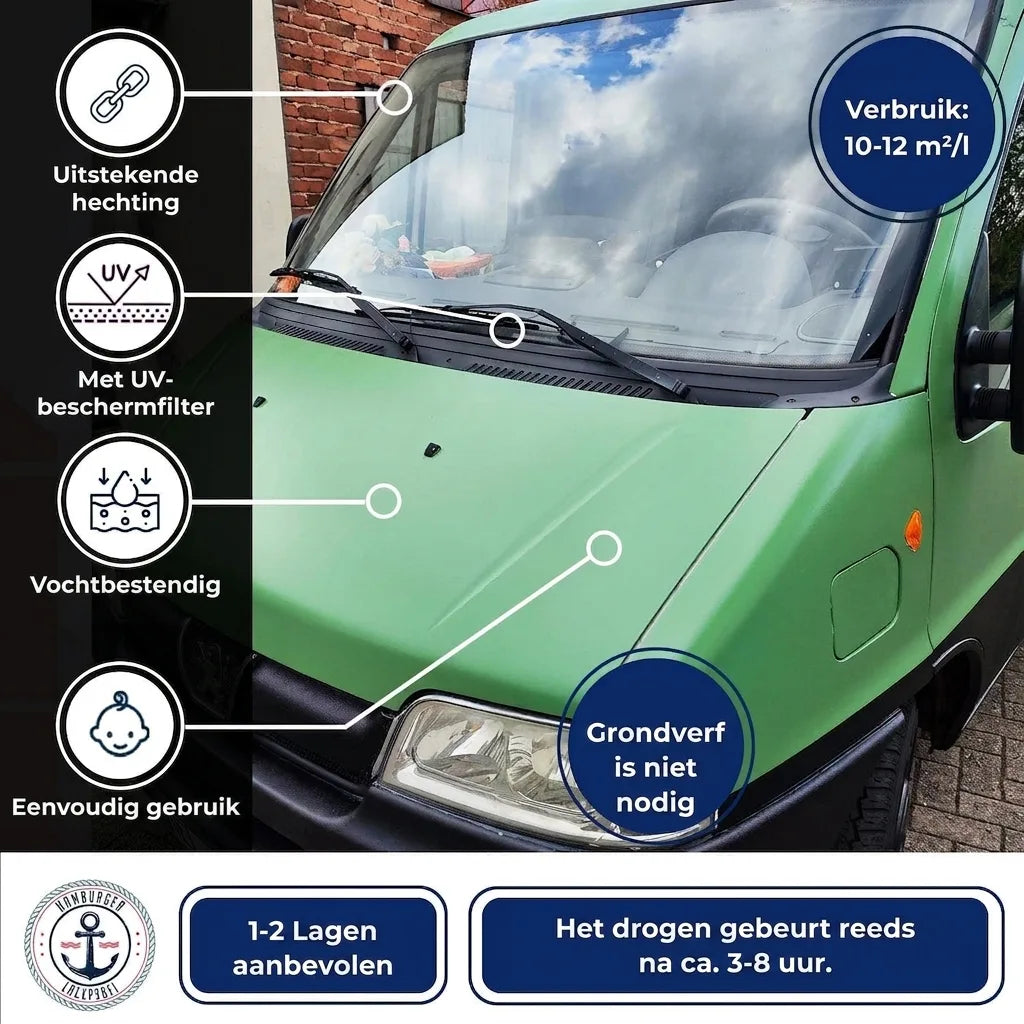2K Autolak Beigebruin RAL 8024 - dekkend & roestwerend - Hamburger Lack-Profi