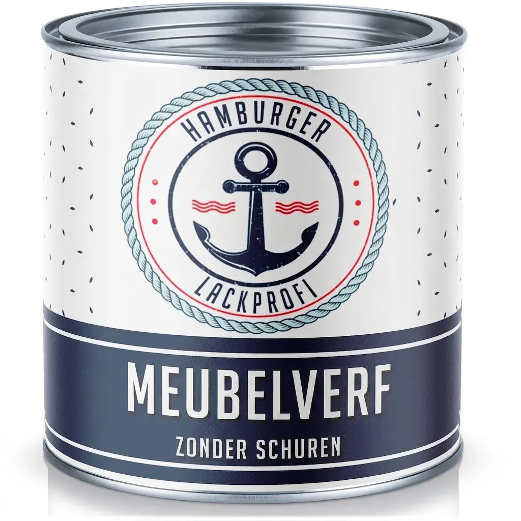 Hamburger Lack-Profi Möbelfarbe ohne Schleifen RAL 9010 Reinweiß - Möbellack Hamburger Lack-Profi
