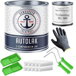 2K Autolak met schildersset (X300) - Hamburger Lack-Profi