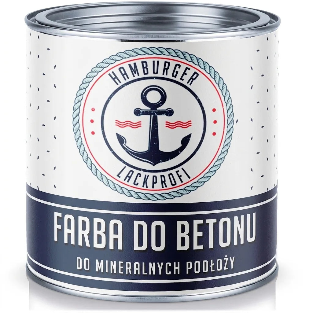 Hamburger Lack-Profi Betonfarbe Feuerrot RAL 3000 - hochdeckende Fassadenfarbe - Hamburger Lack-Profi