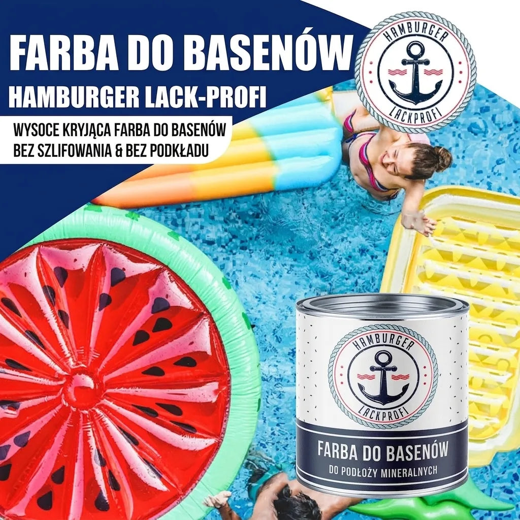 Zwembadverf / Poolverf in Pelsgrijs RAL 7000 met schildersset (X300) - Hamburger Lack-Profi, Afbeelding 26