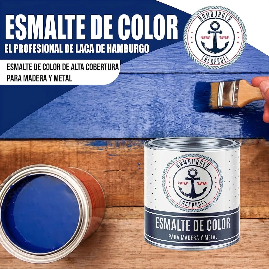 Hamburger Lack-Profi Buntlack Zeltgrau RAL 7010 - Robuster Kunstharzlack - Hamburger Lack-Profi
