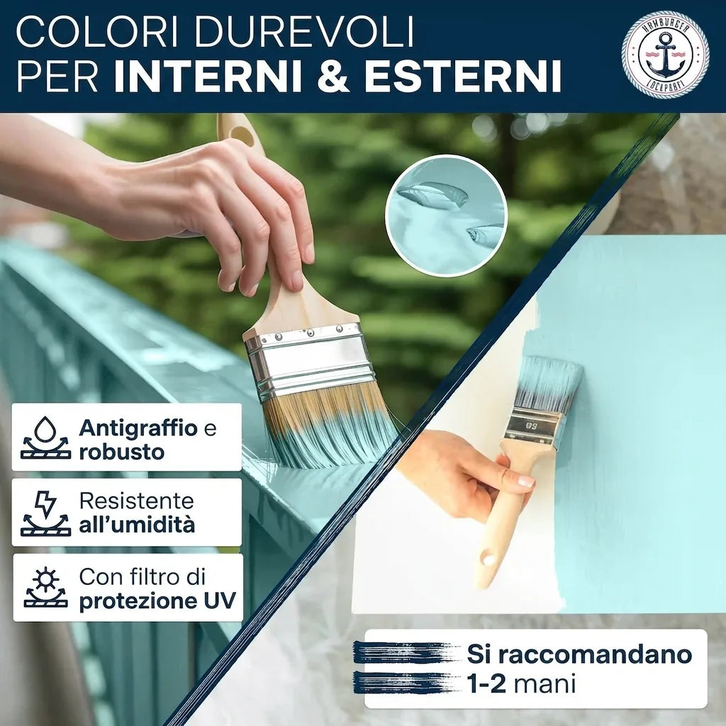 Möbelfarbe ohne Schleifen RAL 5000 Violettblau - Möbellack Hamburger Lack-Profi - Hamburger Lack-Profi