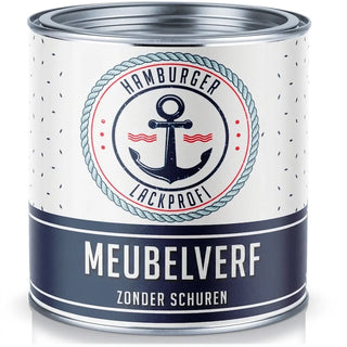 Meubelverf zonder schuren RAL 7033 Cementgrijs - Meubellak Hamburger Lack-Profi