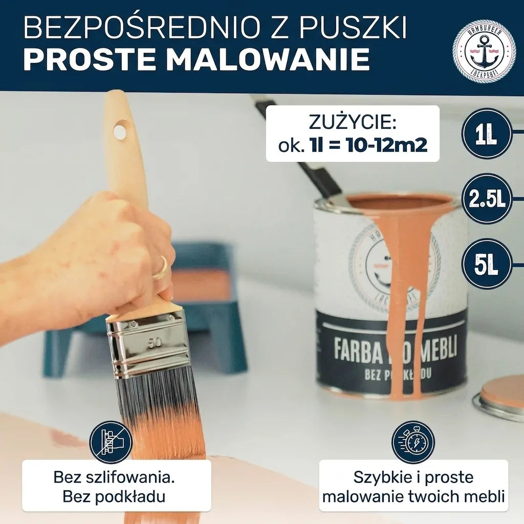 Möbelfarbe ohne Schleifen RAL 3014 Altrosa - Möbellack Hamburger Lack-Profi - Hamburger Lack-Profi